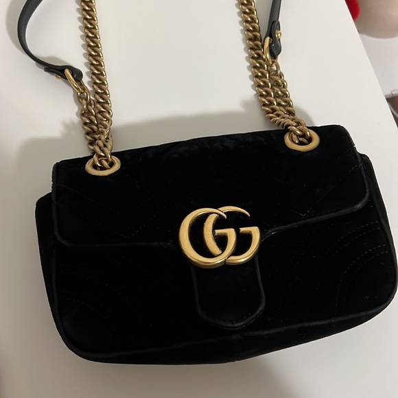 Gucci marmont velvet bag - Picture 3 of 8